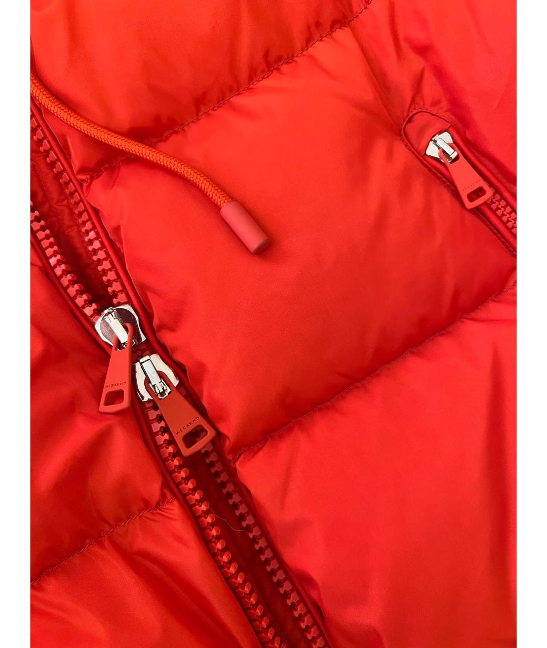 WEEKEND MAX MARA Оранжевый пуховик, фото 3