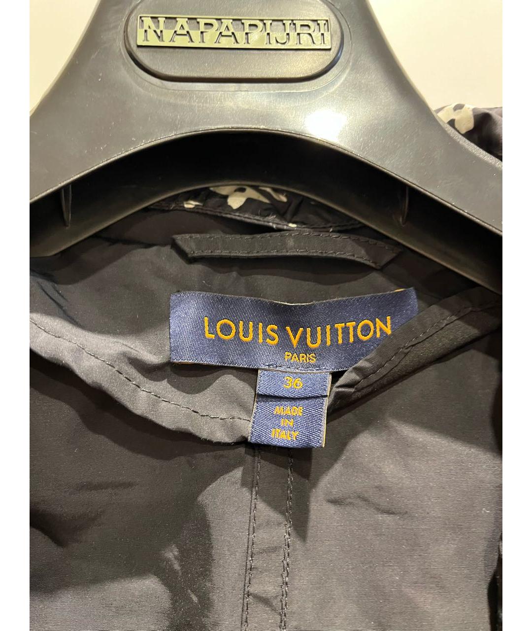 LOUIS VUITTON Черная полиэстеровая куртка, фото 3