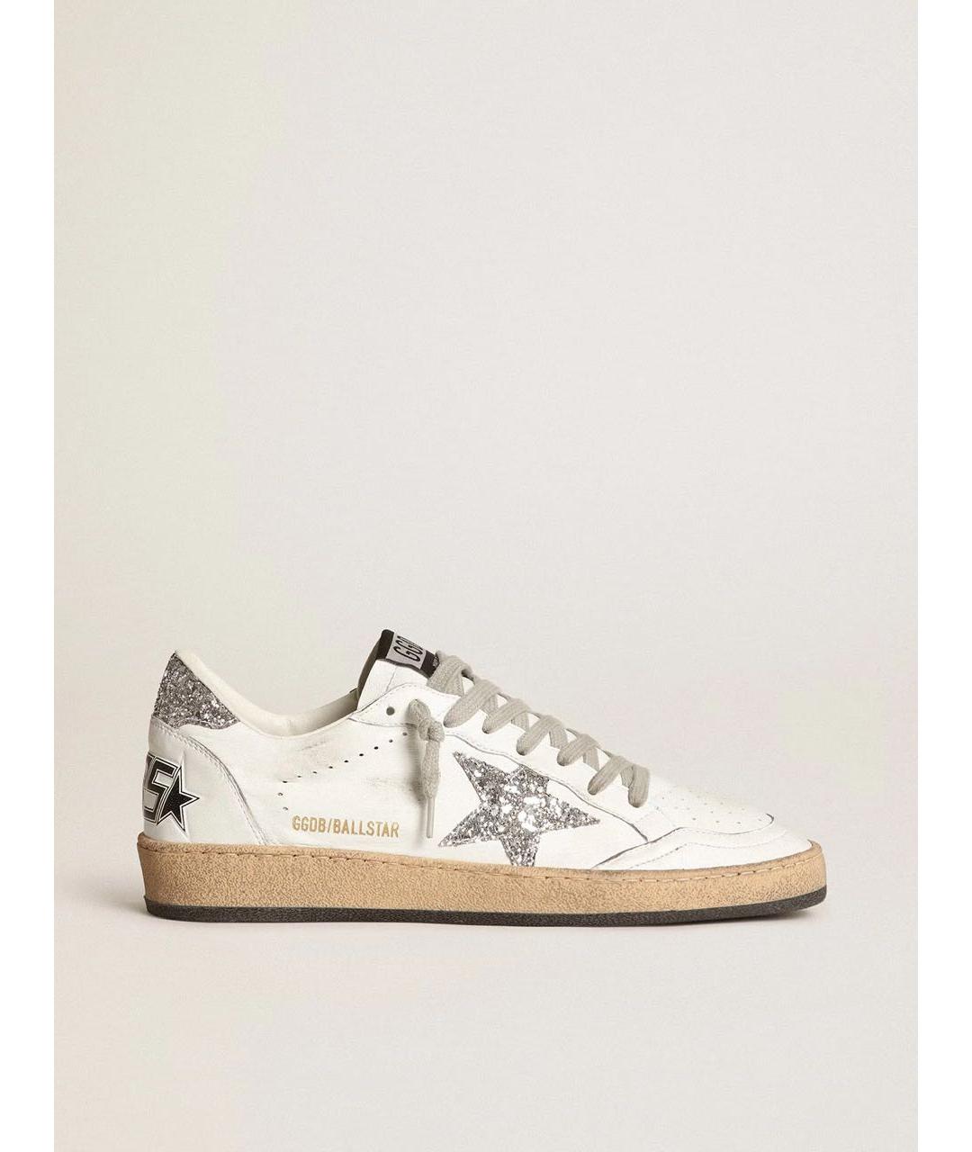 GOLDEN GOOSE DELUXE BRAND Белые кожаные кеды, фото 5