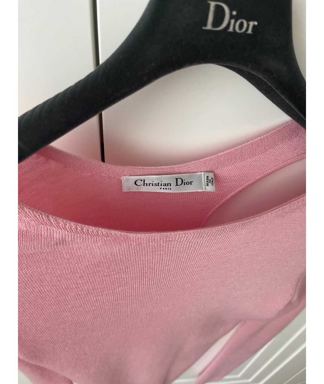 CHRISTIAN DIOR PRE-OWNED Розовый кашемировый джемпер / свитер, фото 3