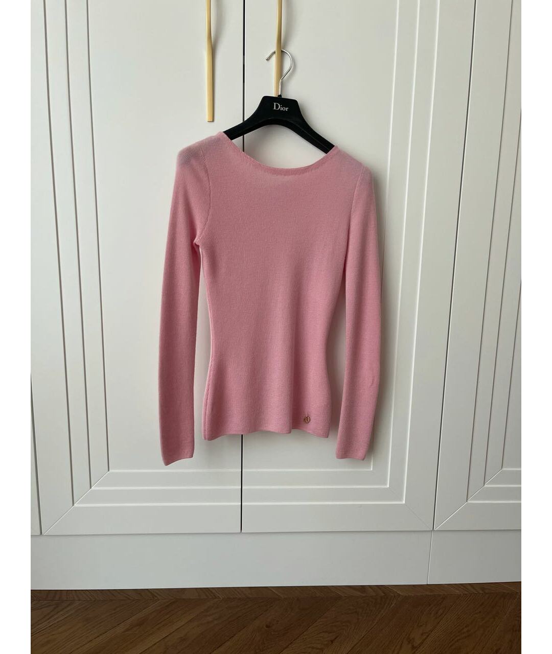 CHRISTIAN DIOR PRE-OWNED Розовый кашемировый джемпер / свитер, фото 5