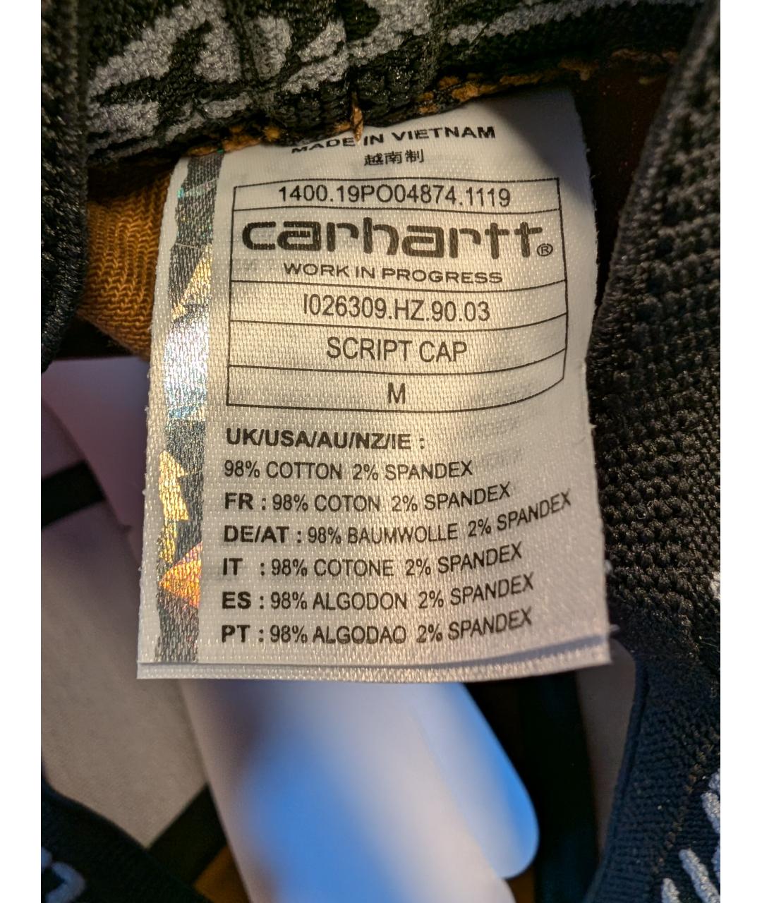 CARHARTT WIP Горчичная хлопковая кепка/бейсболка, фото 7