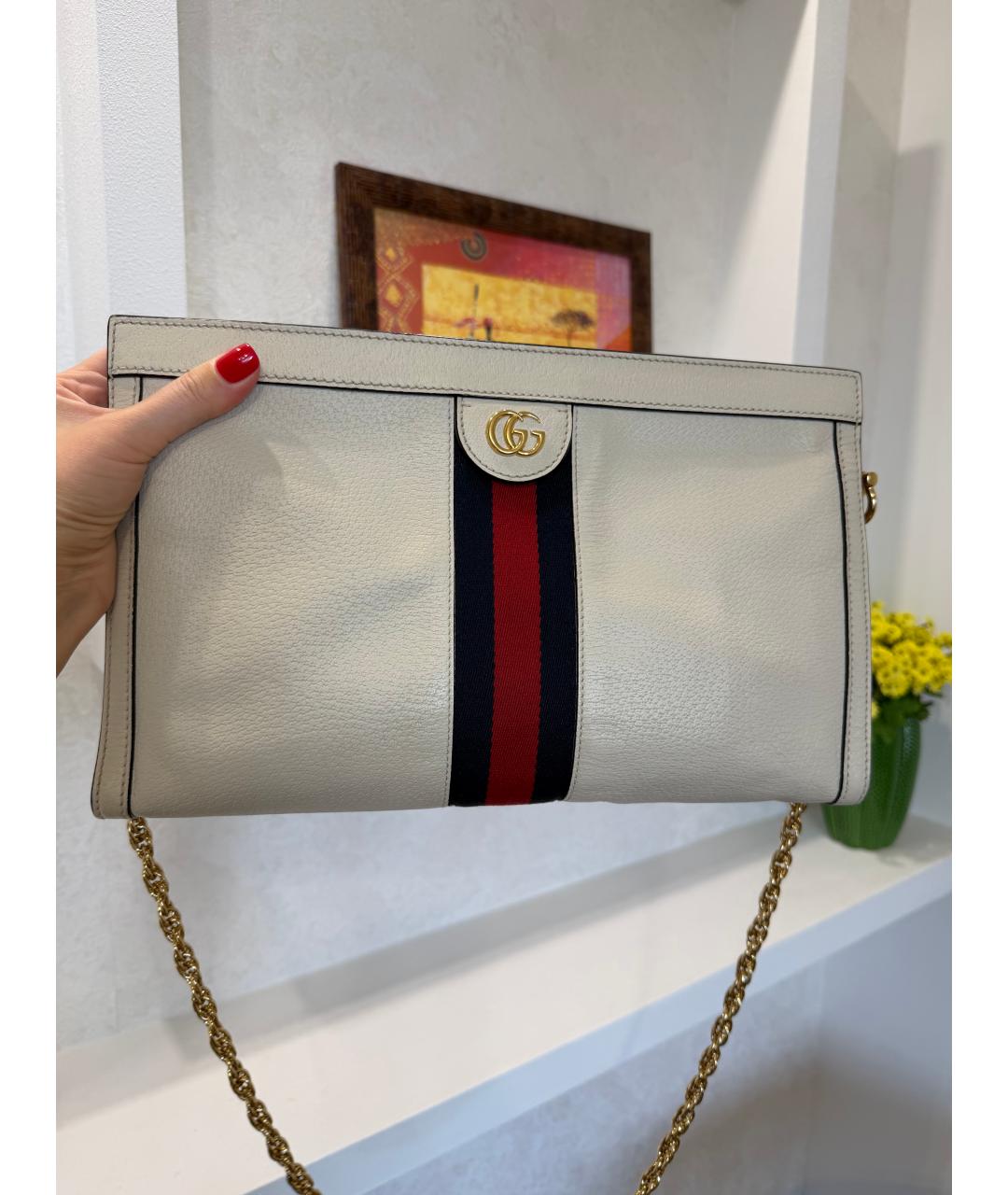GUCCI Кожаная сумка через плечо, фото 6