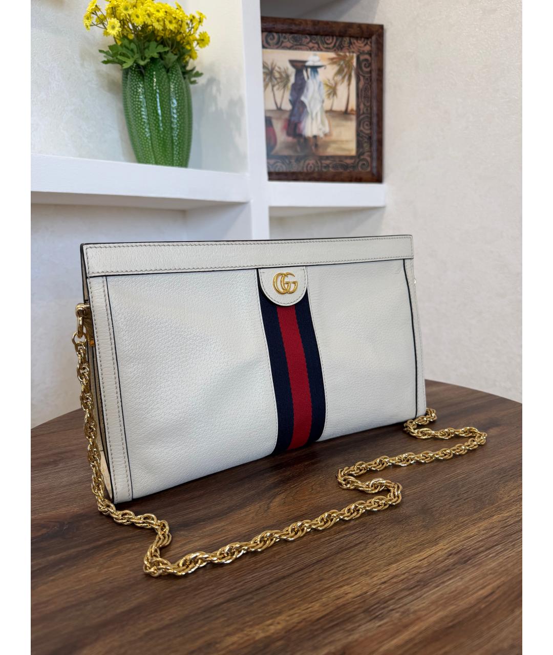 GUCCI Кожаная сумка через плечо, фото 3