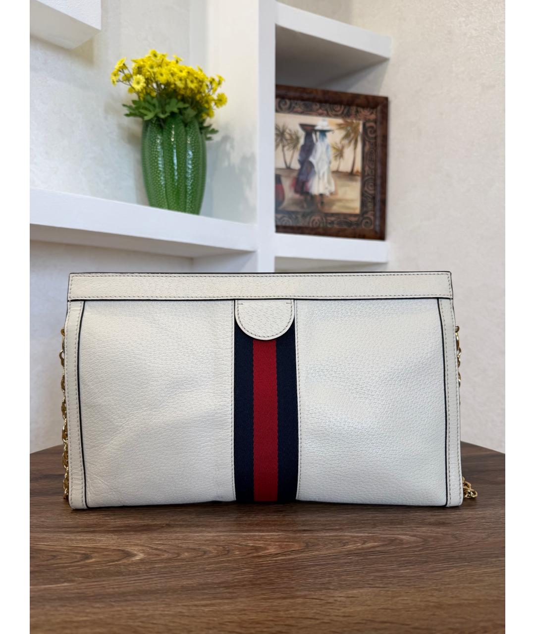 GUCCI Кожаная сумка через плечо, фото 5