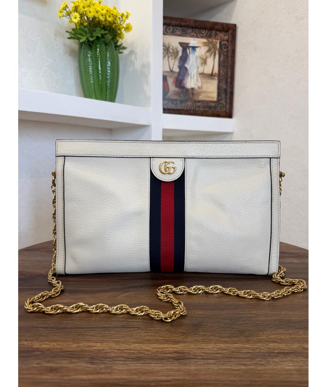 GUCCI Кожаная сумка через плечо, фото 2