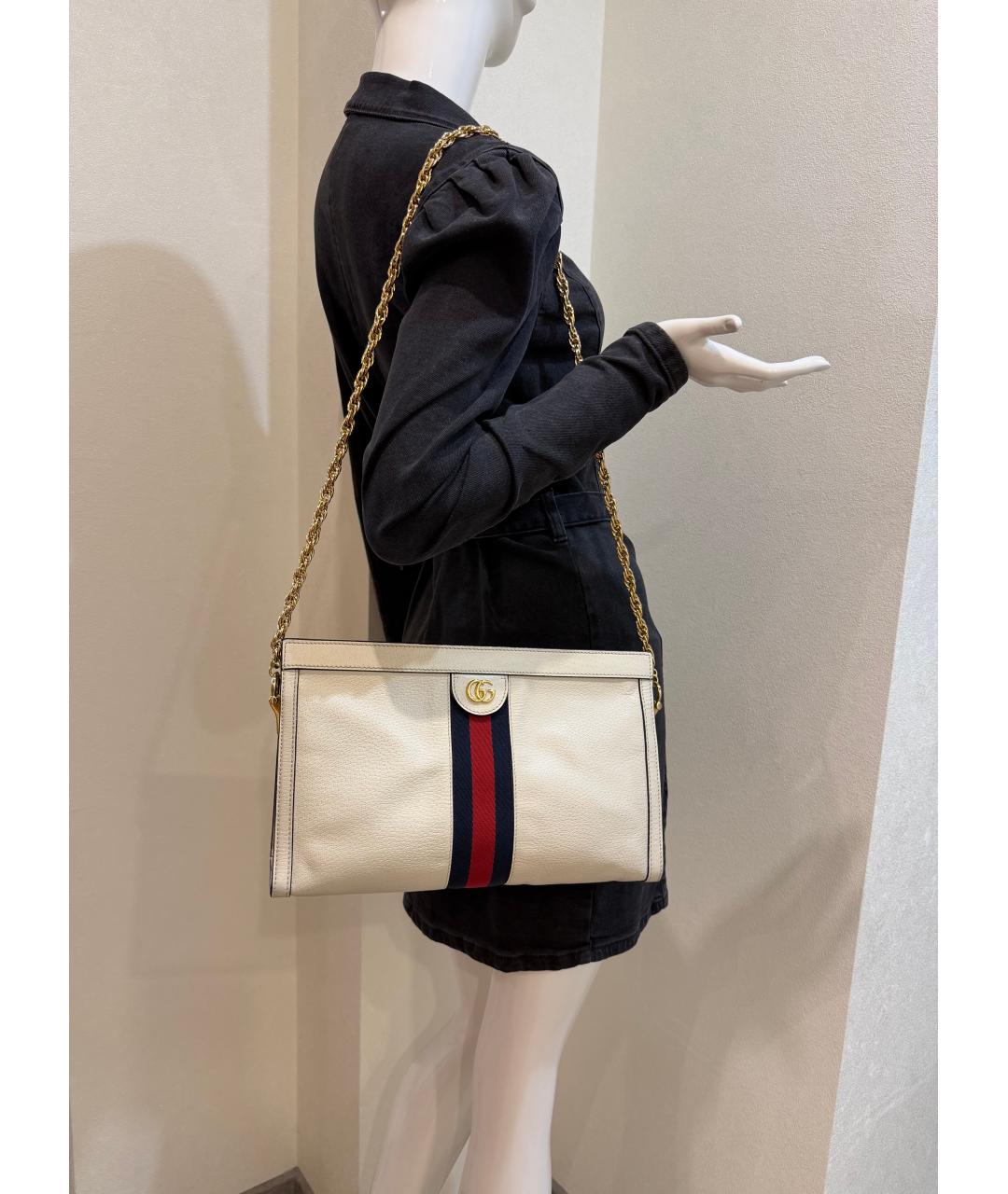 GUCCI Кожаная сумка через плечо, фото 4