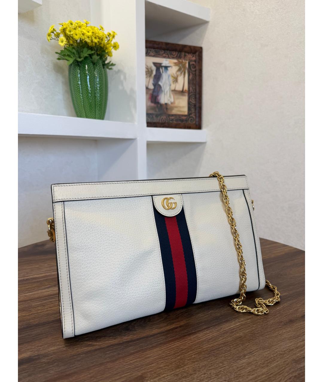 GUCCI Кожаная сумка через плечо, фото 3