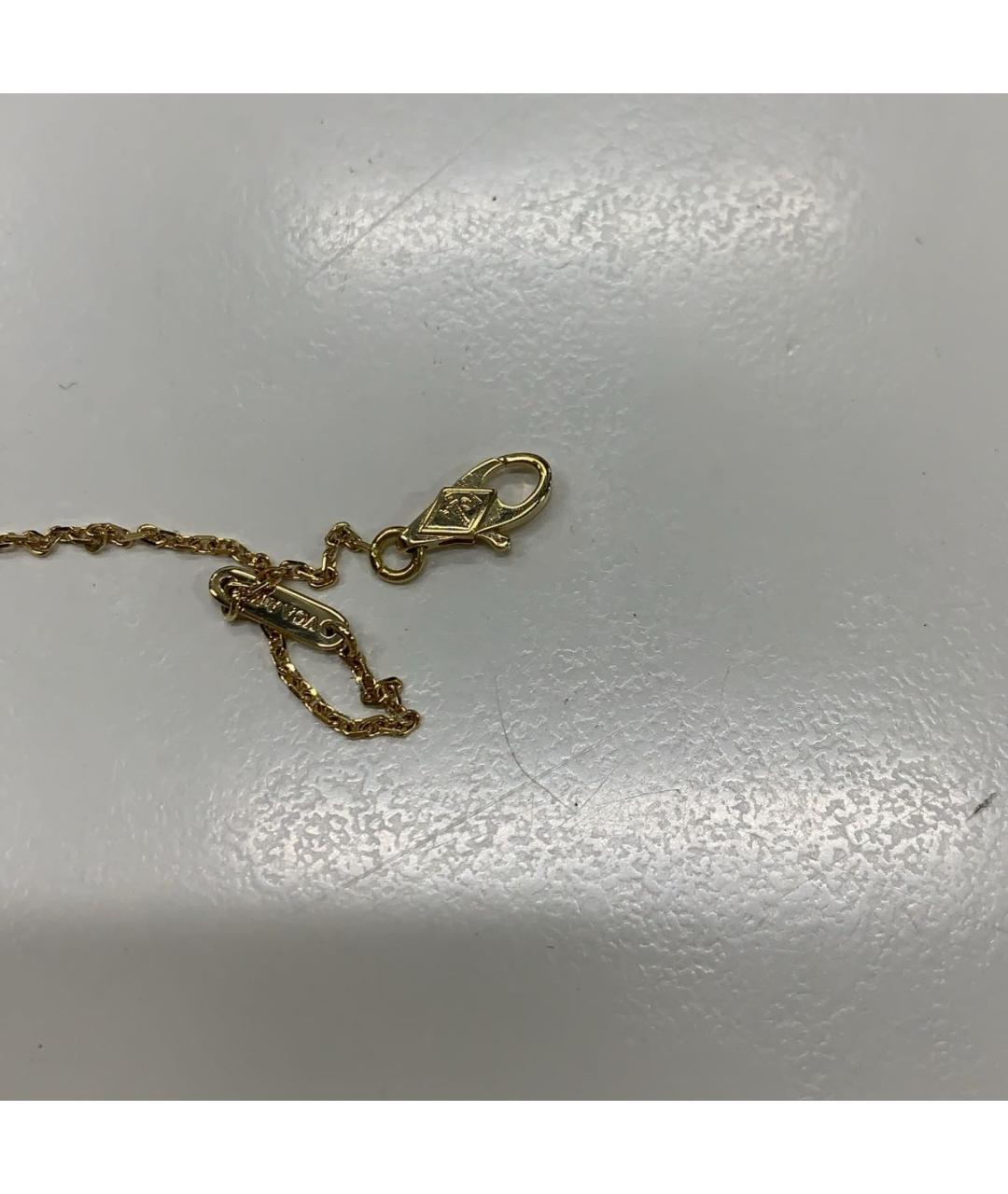 VAN CLEEF & ARPELS Белая подвеска из желтого золота, фото 4