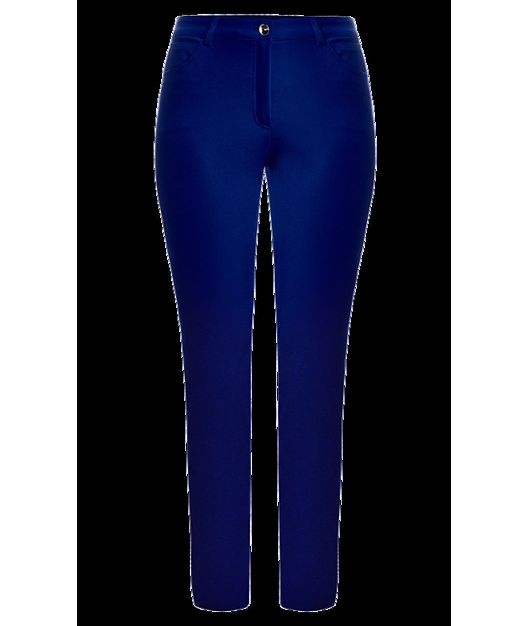 ESCADA Синие полиамидовые прямые брюки, фото 5