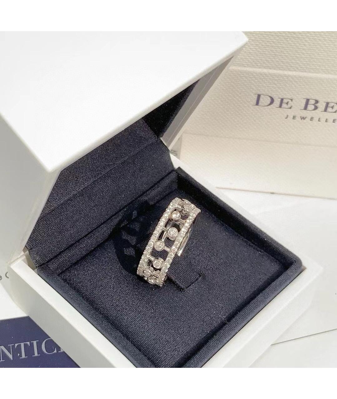 DE BEERS Серебряное кольцо из белого золота, фото 5