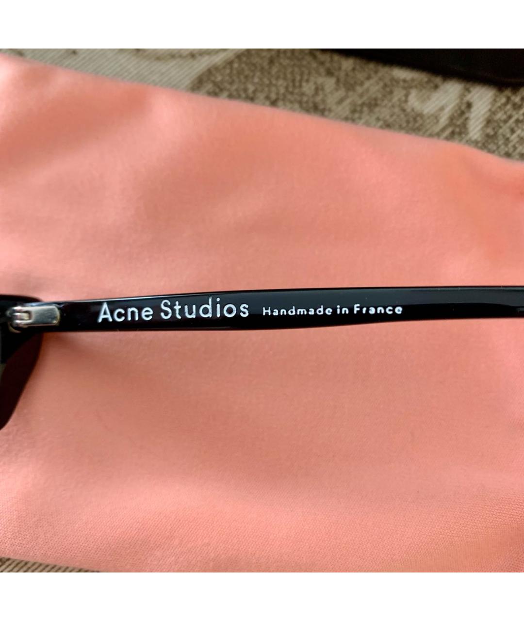 ACNE STUDIOS Черные пластиковые солнцезащитные очки, фото 3