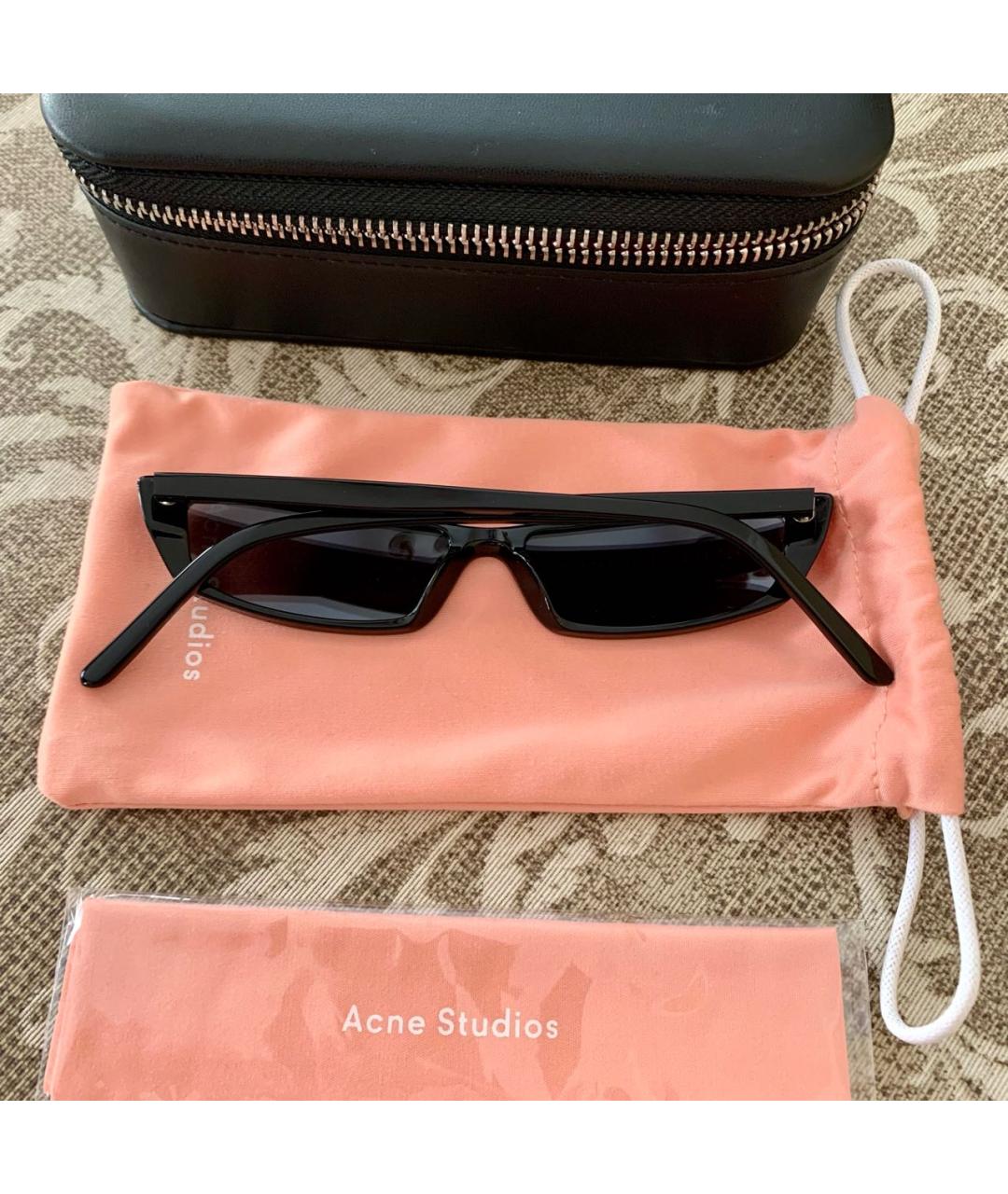 ACNE STUDIOS Черные пластиковые солнцезащитные очки, фото 2