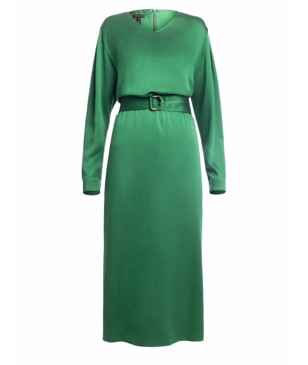 ESCADA Зеленые вискозное платье, фото 1