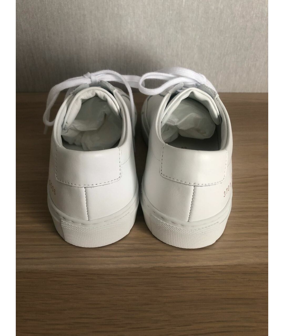 COMMON PROJECTS Белые кожаные кроссовки, фото 4