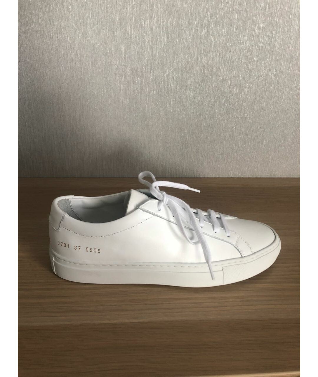 COMMON PROJECTS Белые кожаные кроссовки, фото 9