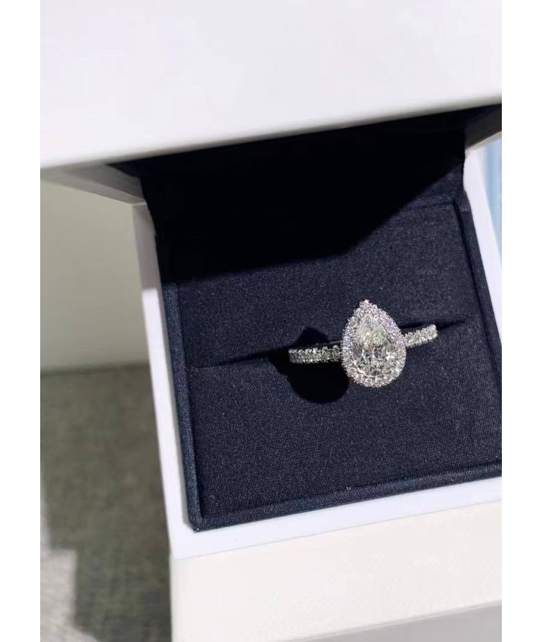 DE BEERS Серебряное кольцо из белого золота, фото 5