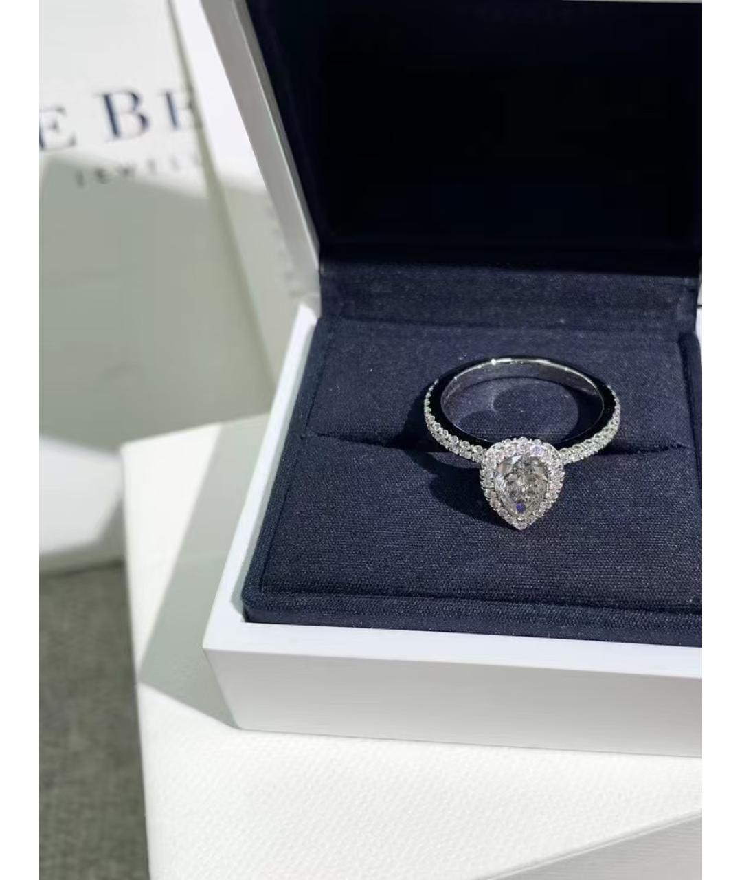 DE BEERS Серебряное кольцо из белого золота, фото 3