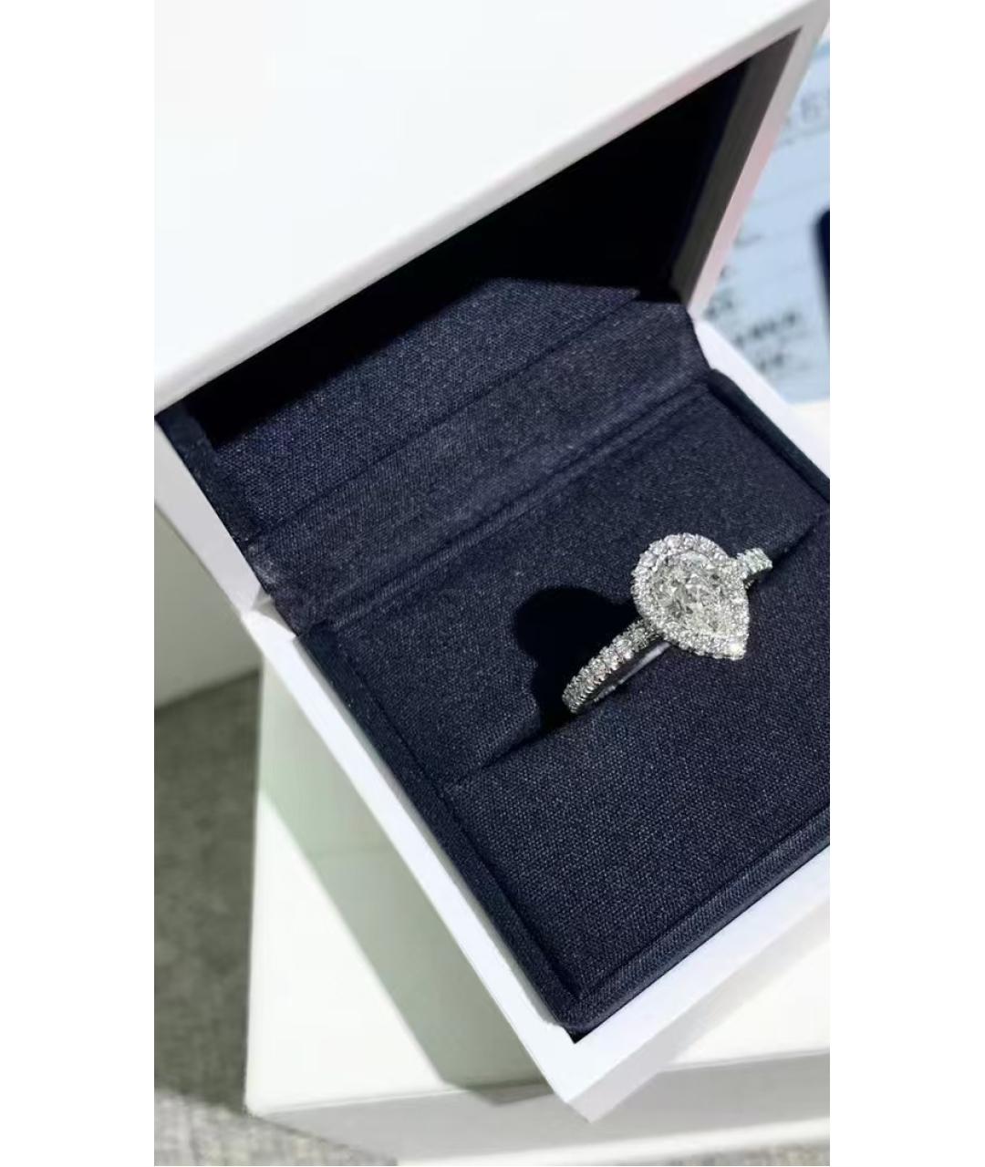 DE BEERS Серебряное кольцо из белого золота, фото 2