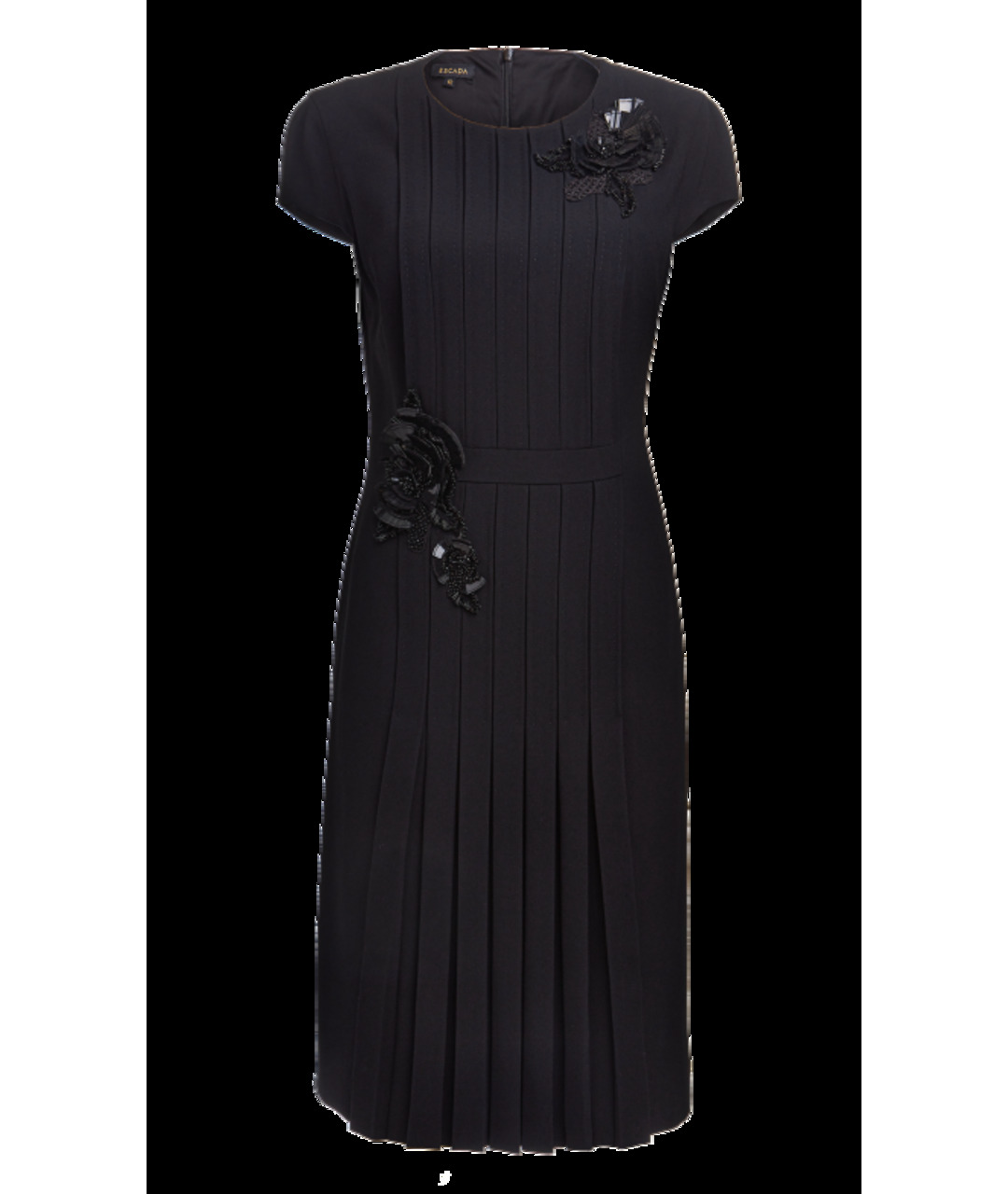 ESCADA Черное полиэстеровое платье, фото 6