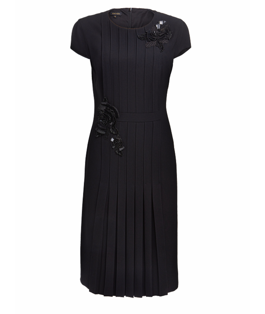 ESCADA Черное полиэстеровое платье, фото 1