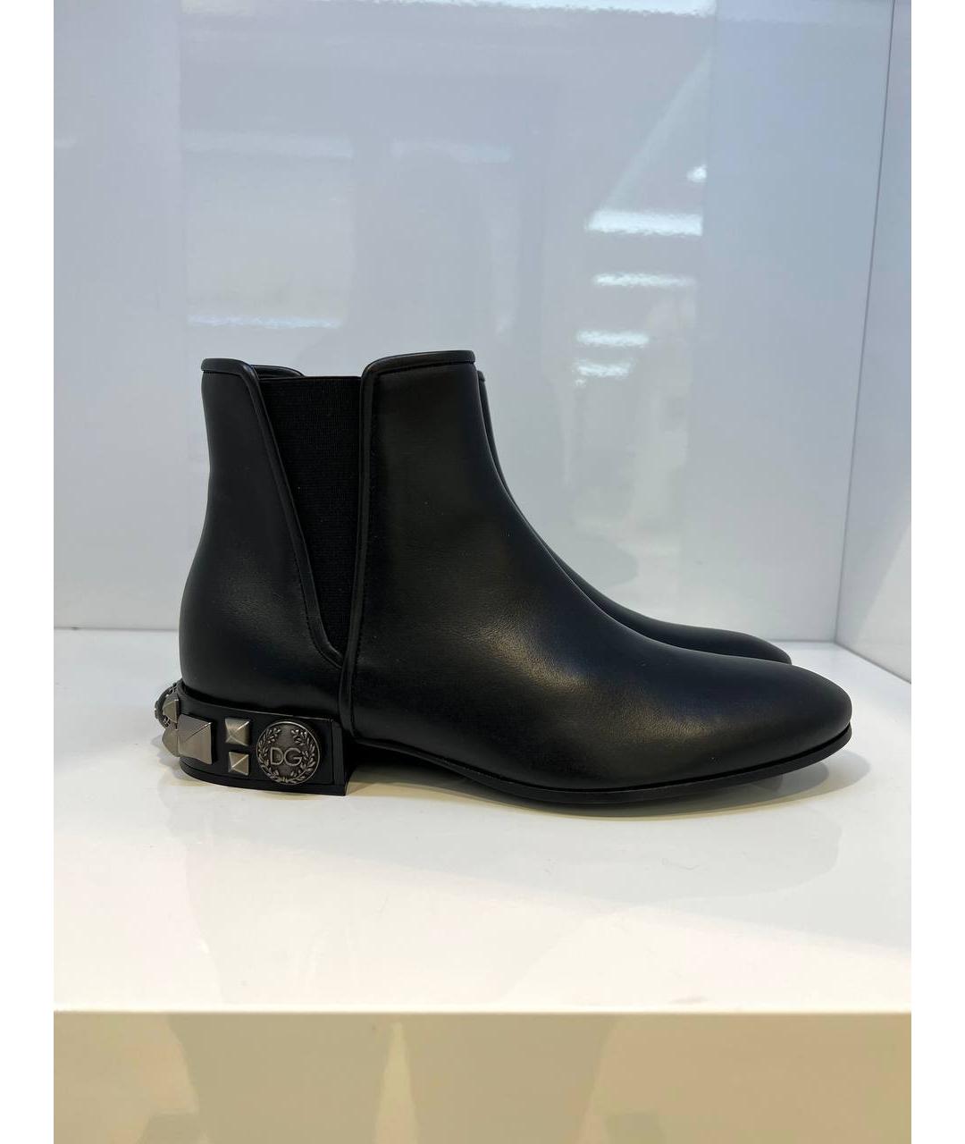 DOLCE&GABBANA Черные ботинки, фото 4