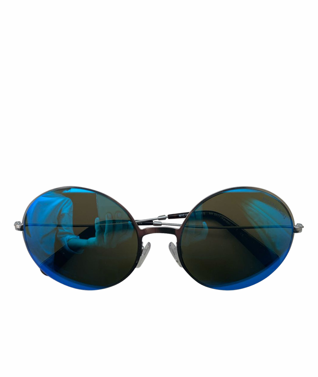 MICHAEL KORS Синие металлические солнцезащитные очки, фото 1