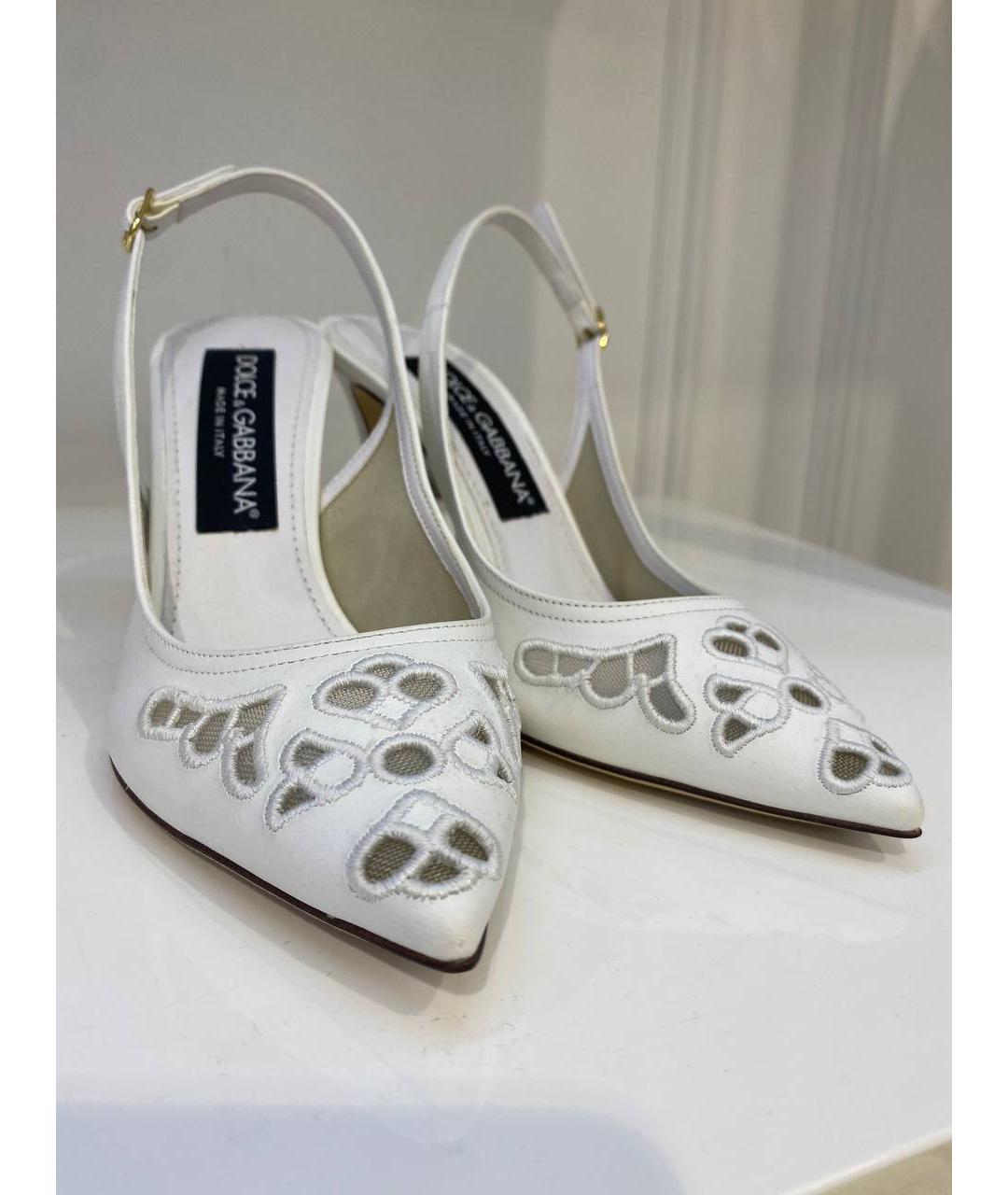 DOLCE&GABBANA Белые туфли, фото 3