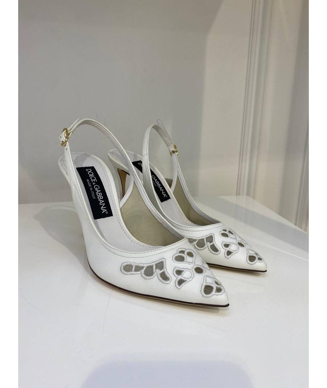 DOLCE&GABBANA Белые туфли, фото 2
