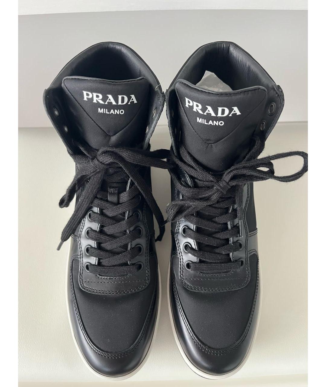 PRADA Черные ботинки, фото 3