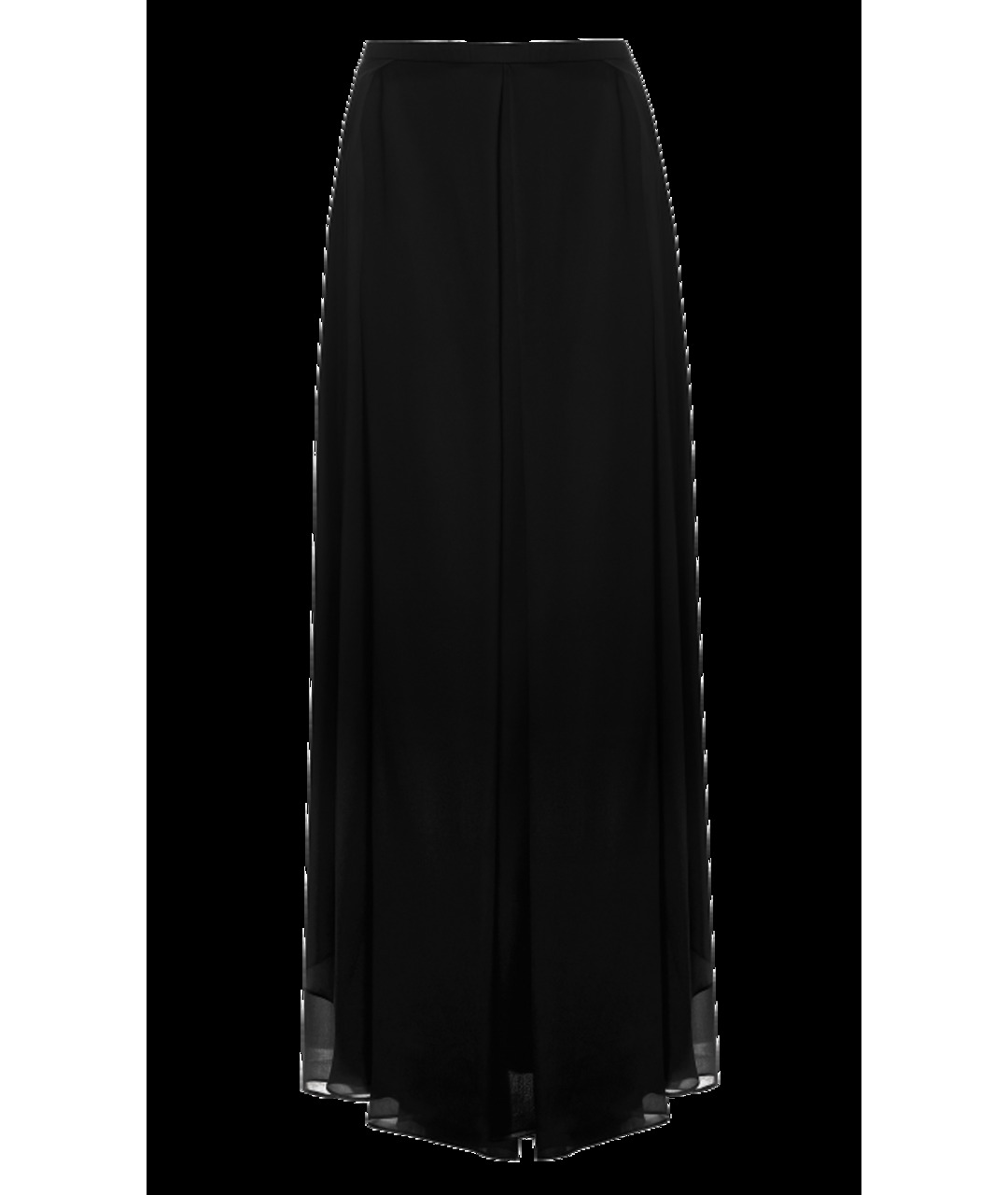 ESCADA Черная шелковая юбка макси, фото 6