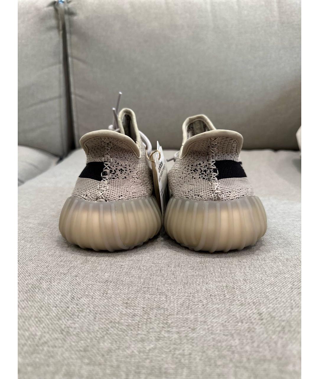 ADIDAS YEEZY Серые синтетические кроссовки, фото 4