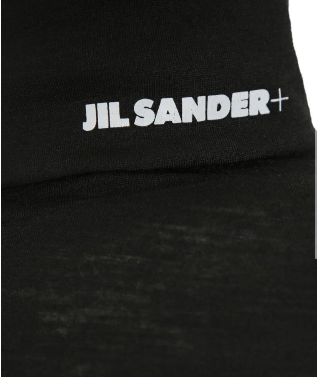 JIL SANDER Черная шерстяная водолазка, фото 4