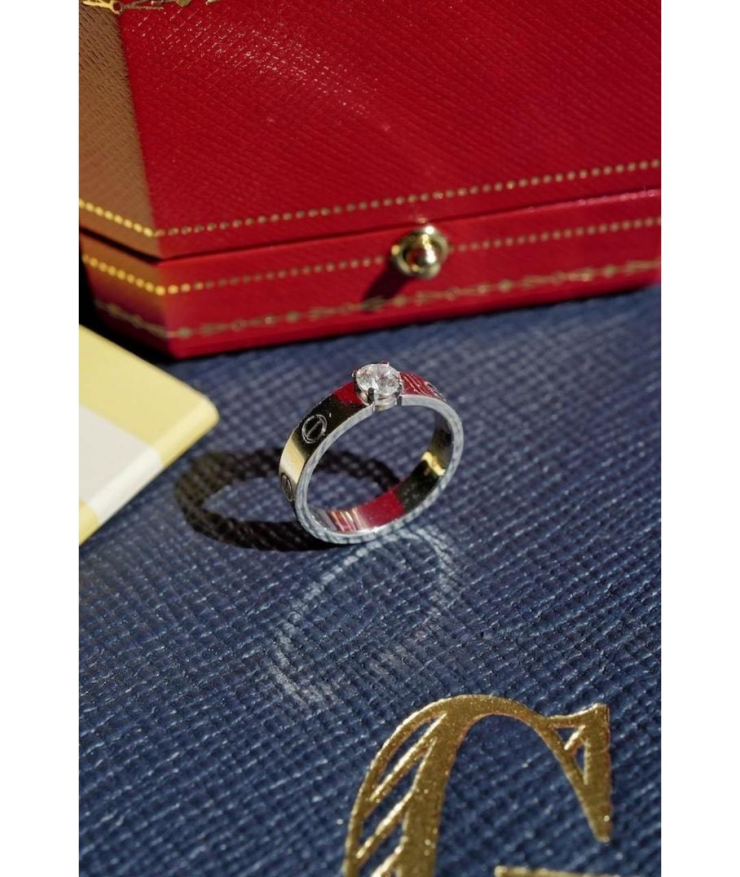 CARTIER Серебряное кольцо из белого золота, фото 3