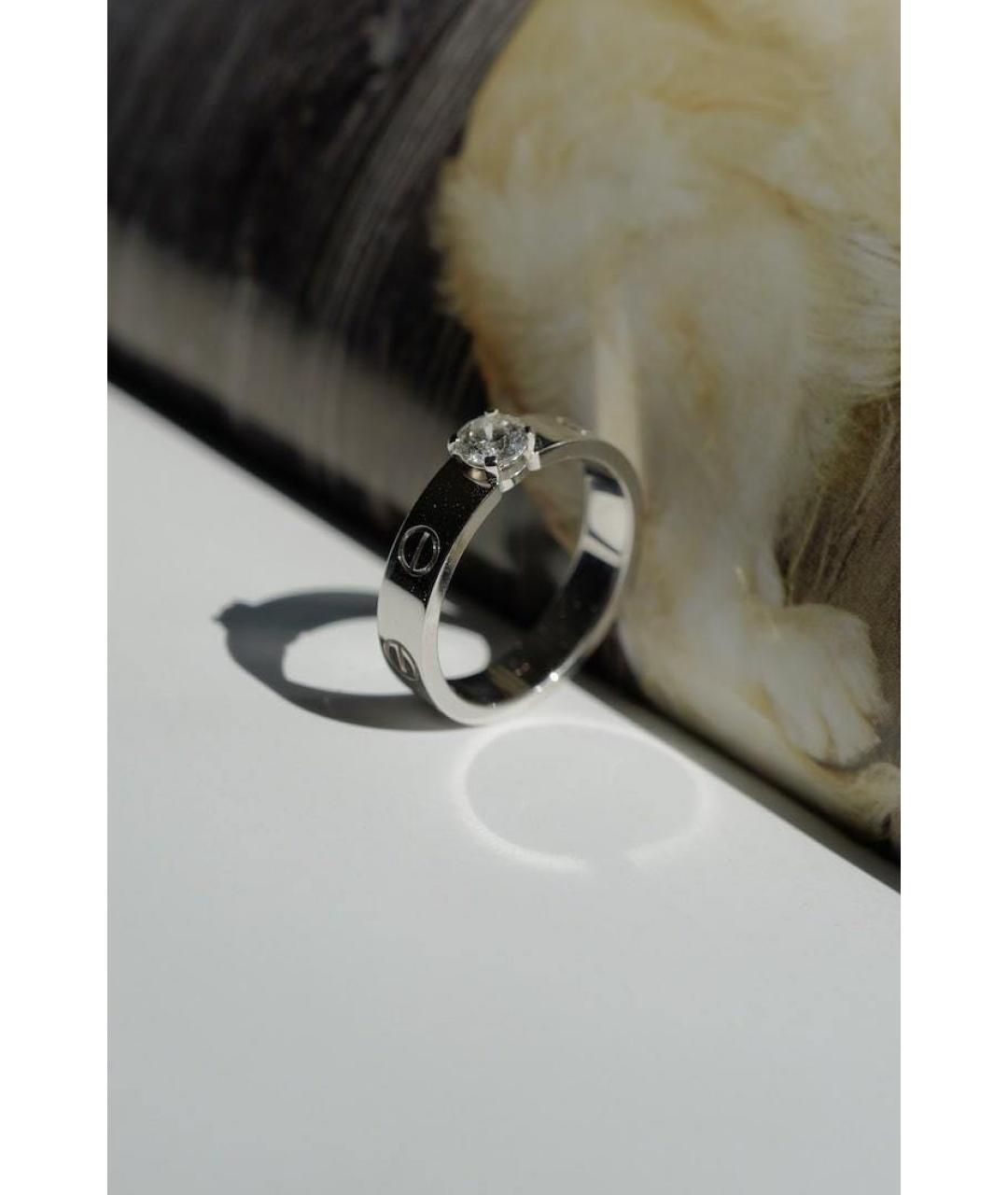 CARTIER Серебряное кольцо из белого золота, фото 4