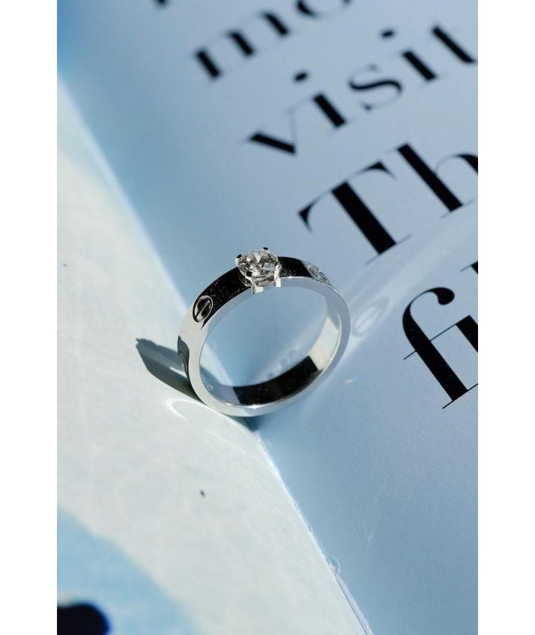 CARTIER Серебряное кольцо из белого золота, фото 5