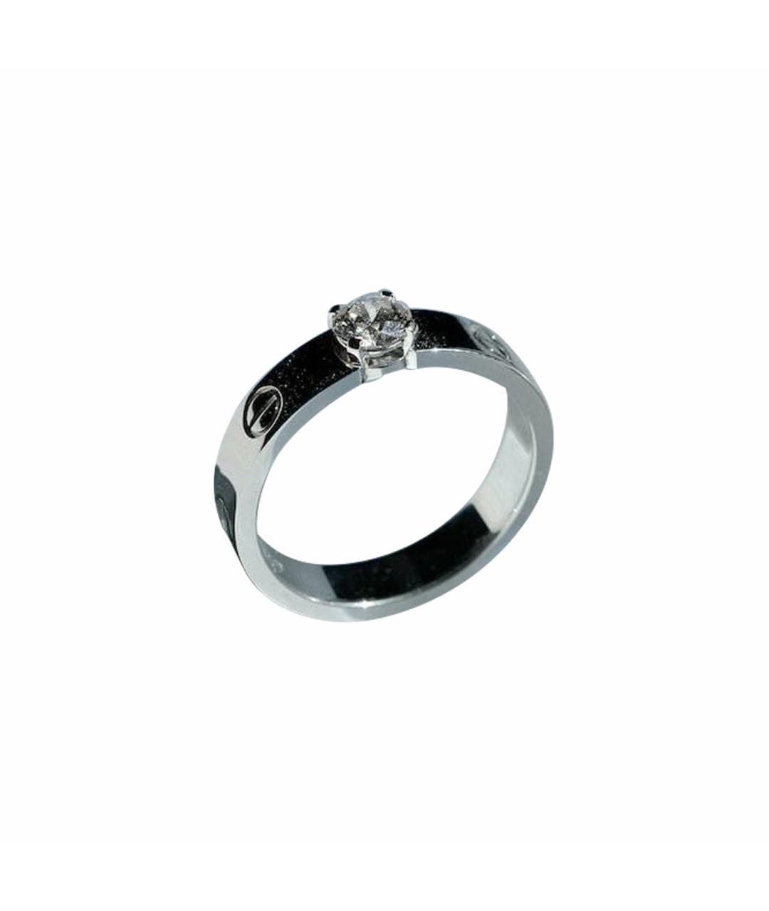 CARTIER Серебряное кольцо из белого золота, фото 1