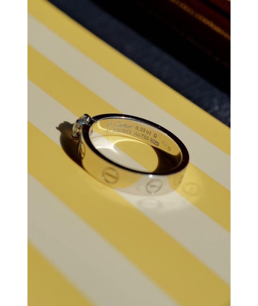 CARTIER Серебряное кольцо из белого золота, фото 2