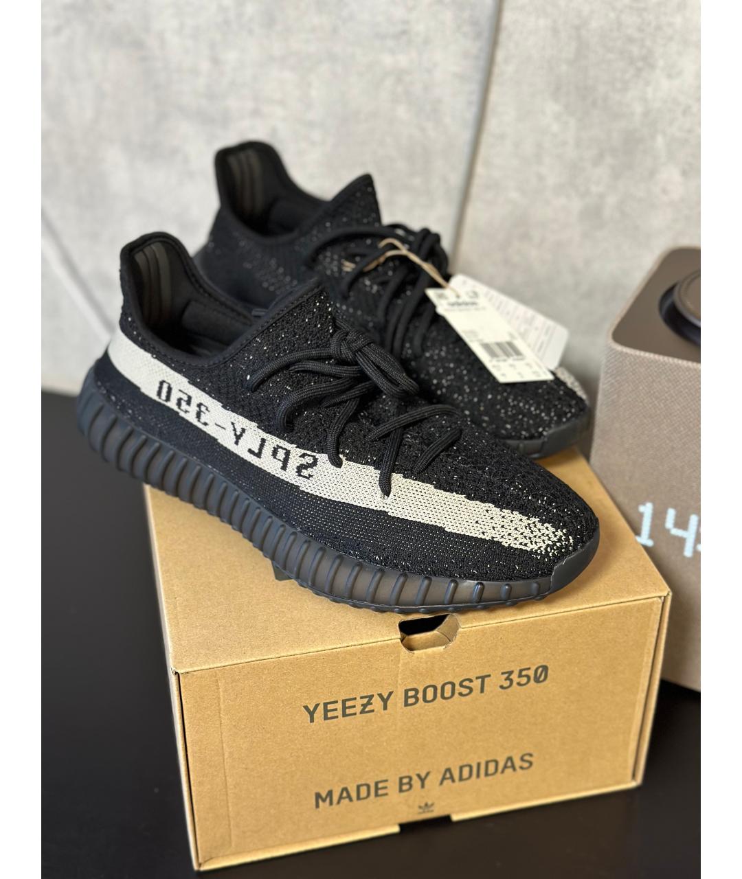 ADIDAS YEEZY Черные низкие кроссовки / кеды, фото 6