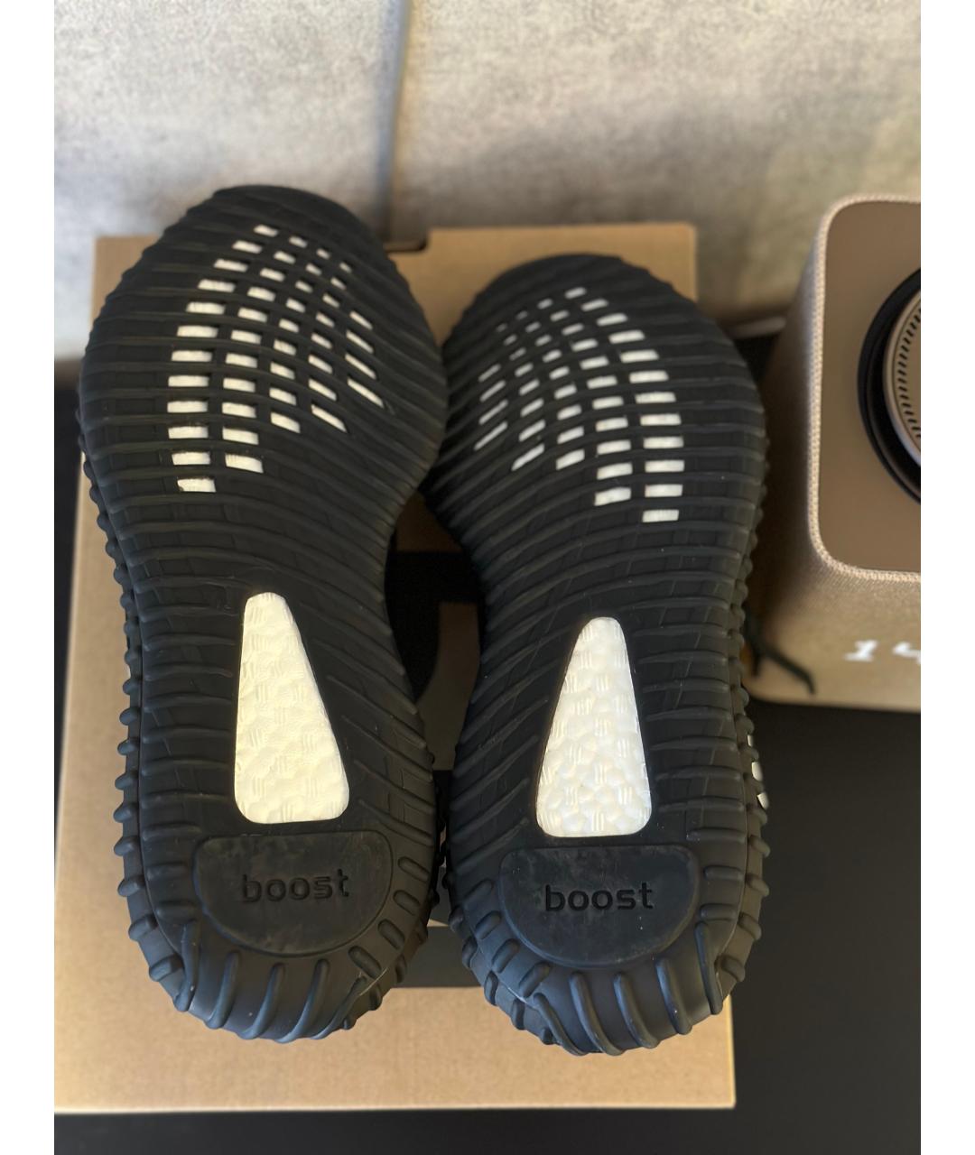 ADIDAS YEEZY Черные низкие кроссовки / кеды, фото 5