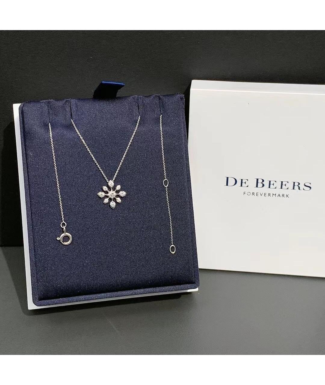 DE BEERS Серебряная подвеска из белого золота, фото 2