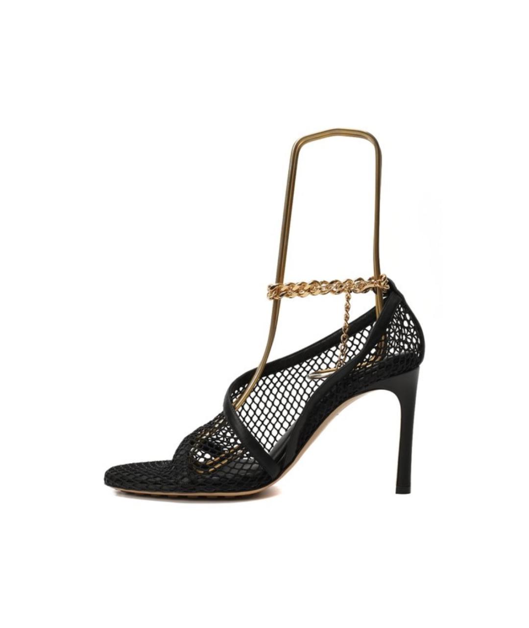 BOTTEGA VENETA Черные кожаные туфли, фото 3