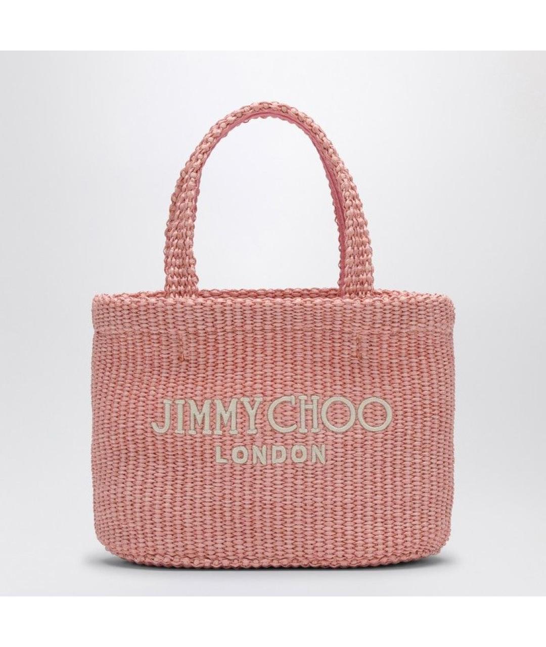 JIMMY CHOO Розовая сумка тоут, фото 6