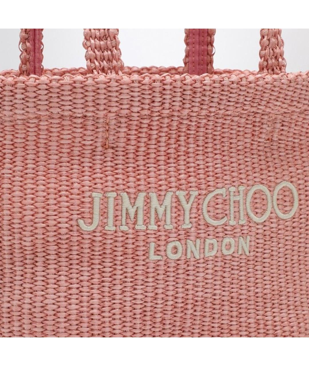 JIMMY CHOO Розовая сумка тоут, фото 5