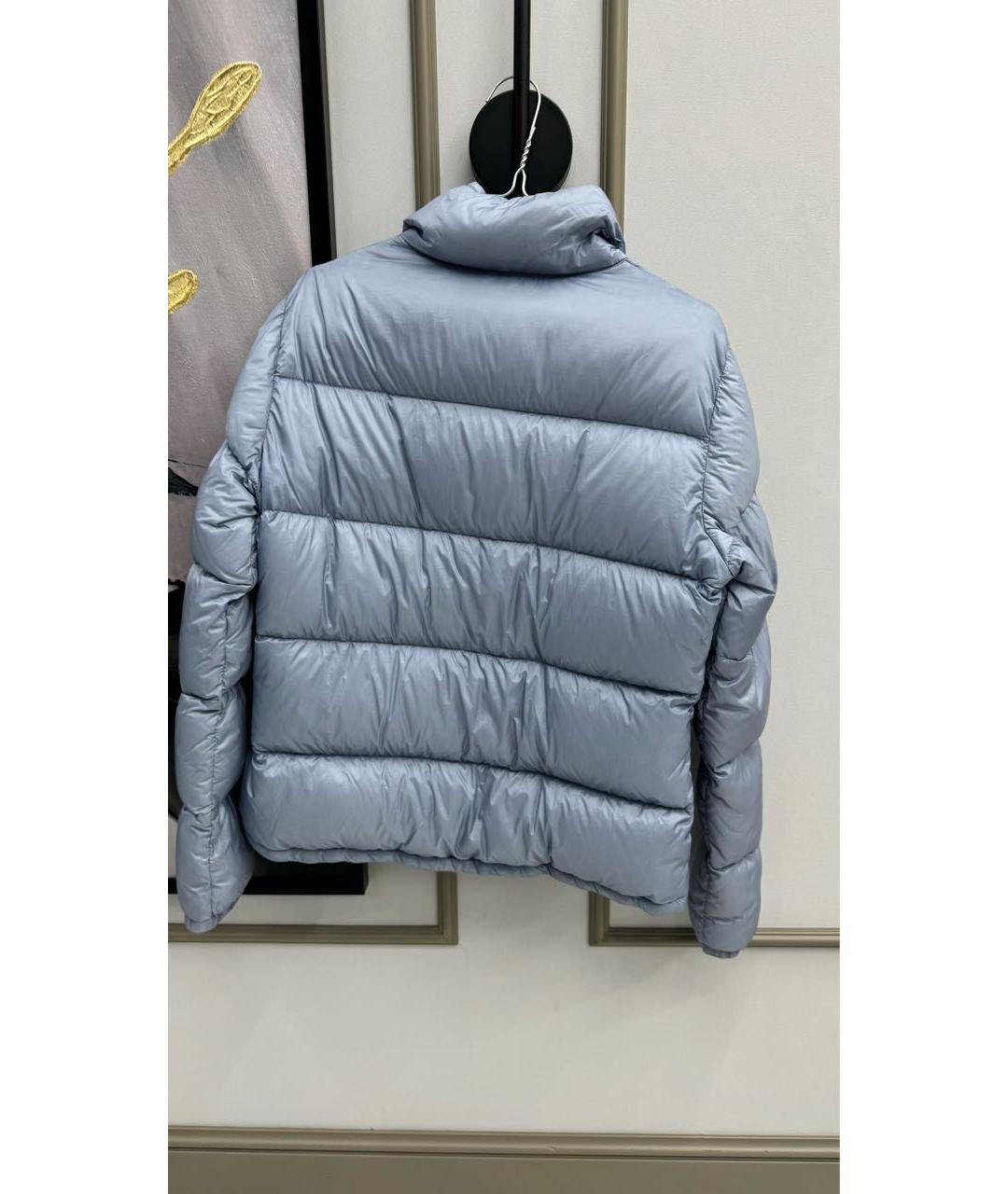 MONCLER Голубой пуховик, фото 2