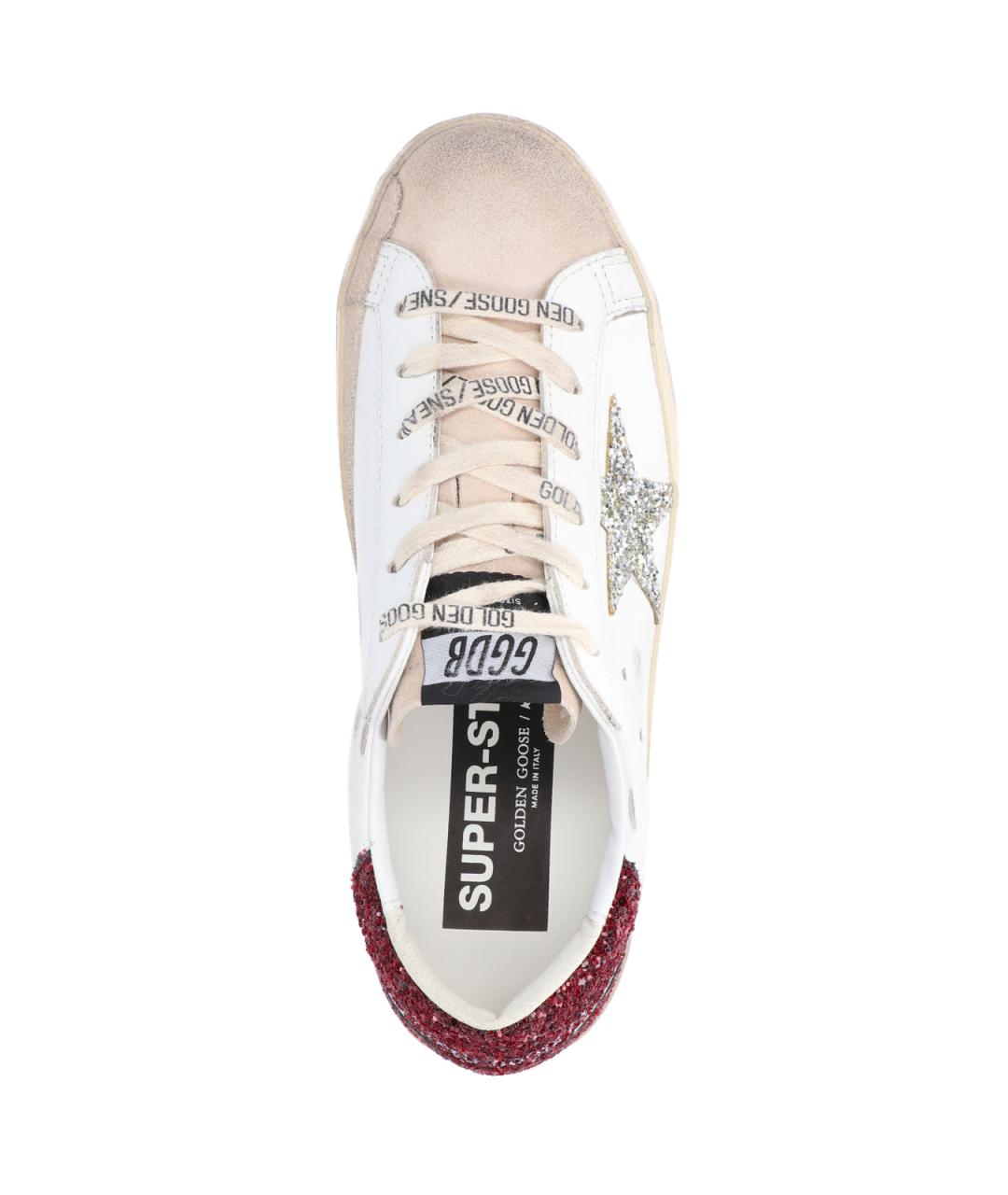 GOLDEN GOOSE DELUXE BRAND Белые кожаные кеды, фото 5