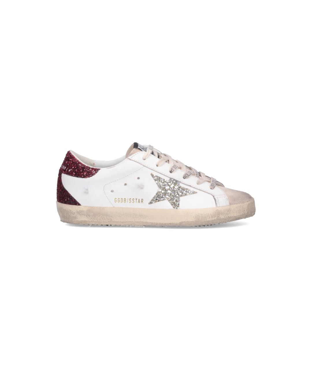 GOLDEN GOOSE DELUXE BRAND Белые кожаные кеды, фото 1