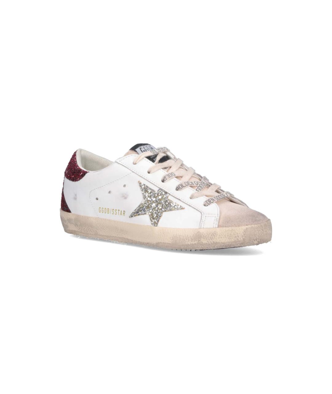 GOLDEN GOOSE DELUXE BRAND Белые кожаные кеды, фото 2