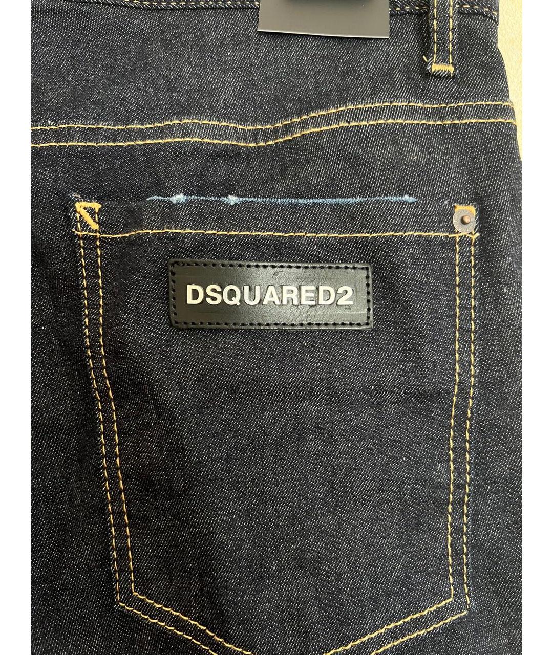 DSQUARED2 Черные хлопковые джинсы скинни, фото 4