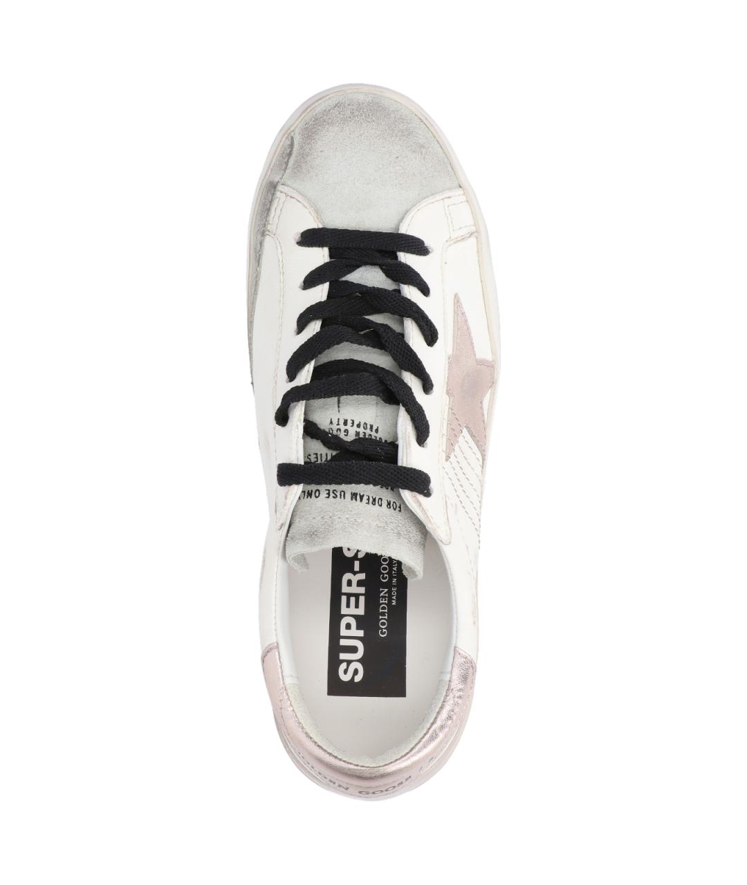 GOLDEN GOOSE DELUXE BRAND Белые кожаные кеды, фото 5